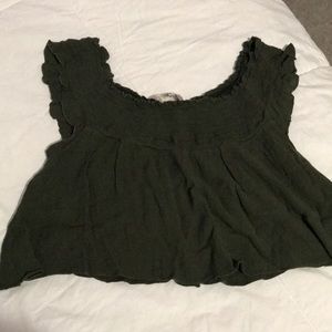 LAHearts Crop Top Hunter Green size XS